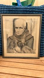 Litho. Zwart/grijs/beige, Ophalen of Verzenden