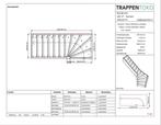 Trap met draai naar links nieuw, Ophalen, Zo goed als nieuw, Trap, 2 tot 4 meter