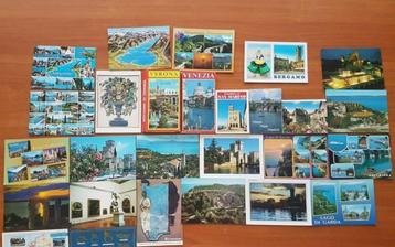 Prachtige verzameling oude ansichtkaarten uit o.a. Italie beschikbaar voor biedingen