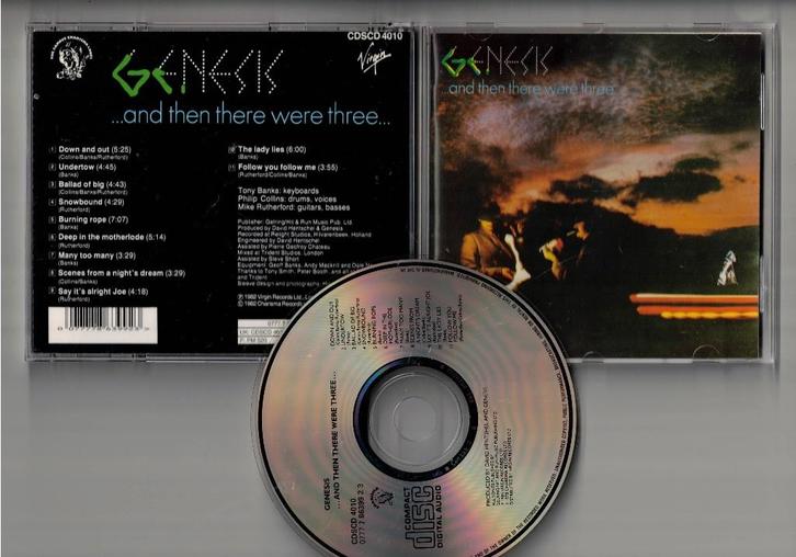 GENESIS CD And Then There Were Three, Cd's en Dvd's, Cd's | Pop, Zo goed als nieuw, 1960 tot 1980, Ophalen of Verzenden