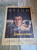 Alain Delon - 3 Hommes à abattre Filmposter, Deurposter of groter, Ophalen of Verzenden, Film en Tv, Rechthoekig Staand