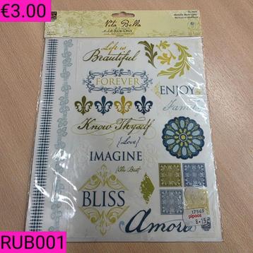 Rub On beschikbaar voor biedingen