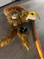 Knuffel Dieren Set: Aap, Eend, Slang, Ophalen of Verzenden, Gebruikt, Overige typen