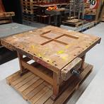 3 x vintage werkbanken werkbank / werktafel., Doe-het-zelf en Verbouw, Werkbanken, Ophalen, Gebruikt