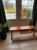 Skogsta Ikea houten bankje sidetable eetkamerbankje, Ophalen, Gebruikt, Tweepersoons, Minder dan 150 cm