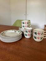 Vintage Villeroy & Boch Palermo 6 bordjes 6 kop & schotels, Antiek en Kunst, Ophalen of Verzenden