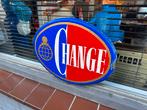 Vintage Change Emaille Reclamebord, Ophalen of Verzenden