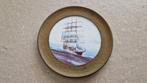 vintage schotel zeilschip gemerkt, Ophalen of Verzenden