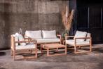 Allure tuinmeubel lounge aanbieding: ISEO teak loungeset, Tuin en Terras, Ophalen, 4 zitplaatsen, Nieuw, Eettafel
