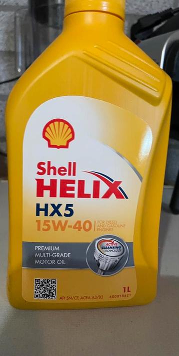 Shell motorolie 1 liter beschikbaar voor biedingen