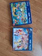 2 disney puzzels van 1000 stukjes, Ophalen of Verzenden, 500 t/m 1500 stukjes, Zo goed als nieuw, Legpuzzel