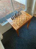 Schaakspel schaaktafel, Hobby en Vrije tijd, Gezelschapsspellen | Bordspellen, Ophalen of Verzenden, Zo goed als nieuw