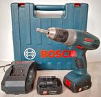 Professionele Bosch GSR14,4V Li-ion accuboormachine compleet, Ophalen, Gebruikt, Boor- en Schroefmachine, Variabele snelheid