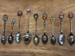 Zilver bestek souvenir lepeltjes Europa., Ophalen of Verzenden, Zilver