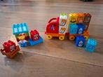 Duplo vrachtwagen met marktkraam 10818, Kinderen en Baby's, Speelgoed | Duplo en Lego, Ophalen of Verzenden, Zo goed als nieuw