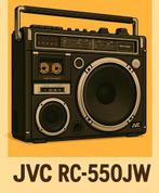 JVC RC-550JW origineel perfect staat, Ophalen of Verzenden, Zo goed als nieuw, Radio
