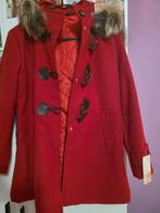 Rode Duffle Coat met Faux Fur Capuchon, Ophalen of Verzenden, Nieuw