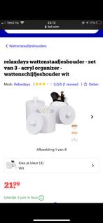 Badkamer wattenstaafjes houders gratis verzenden, Verzenden