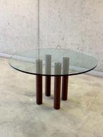 Vintage eettafel van Marco Zanuso voor Zanotta, Ophalen, X, Rond, 50 tot 100 cm