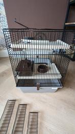 Hamster kooi met verdiepingen, Dieren en Toebehoren, Knaagdieren en Konijnen | Hokken en Kooien, Kooi, Minder dan 75 cm, Minder dan 60 cm