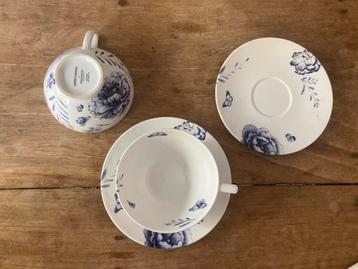 Blue Butterfly theekopjes Jasper Conran Wedgwood beschikbaar voor biedingen
