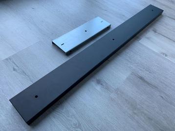 Plafondbalk zwart 120x12cm voor 3 lampen beschikbaar voor biedingen