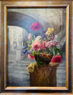 Adriana van Zoest, bloem stilleven, 80-60 gereduceerde prijs, Ophalen of Verzenden
