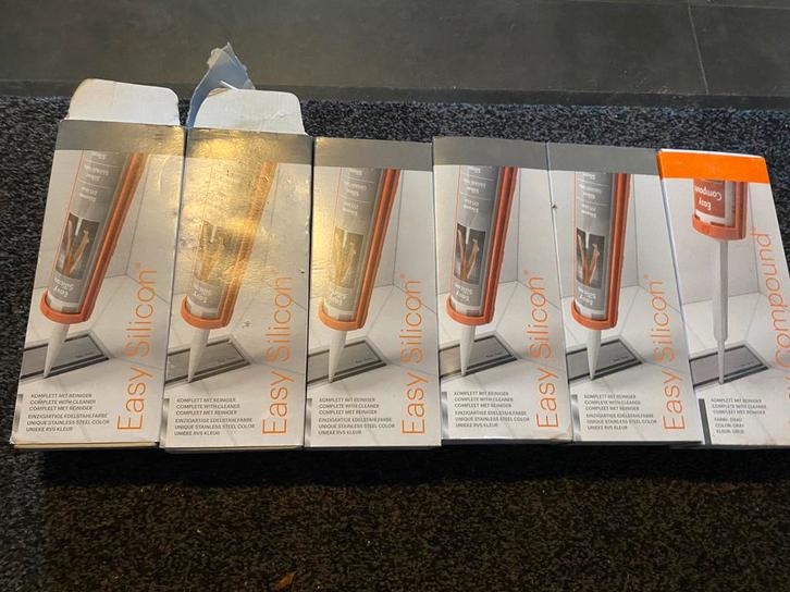 Schlüter easy drain kit en silicon kit (tegelsnijder - Rubi), Doe-het-zelf en Verbouw, Sanitair, Nieuw, Douche, Rvs, Ophalen of Verzenden