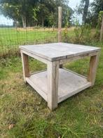 Teakhouten bijzettafel, Gebruikt, Ophalen, 2 zitplaatsen, Bijzettafel