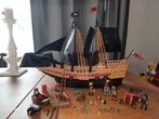 PLAYMOBIL PIRATEN SCHIP MET EXTRA 'S  ZIE FOTO'S, Ophalen of Verzenden, Zo goed als nieuw
