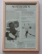 Karel Appel Alexander Calder advertentie affiche Sotheby's, Ophalen of Verzenden