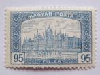 Postzegel Hongarije, Nr. 282, 95 Filler 1919, Parliament, Verzenden, Postfris