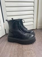 Imitatie leren enkellaarzen / veterlaarzen maat 39 Nieuw, Kleding | Dames, Schoenen, Zwart, Lage of Enkellaarzen, Nieuw, Ophalen of Verzenden