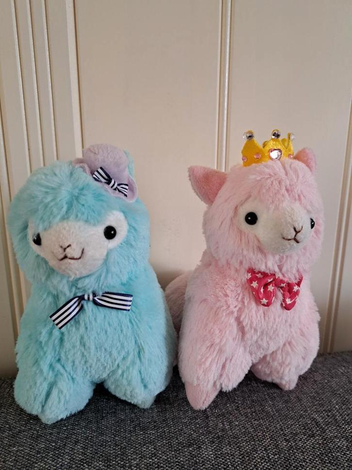 292.   Schattige Alpaca Knuffels - 19cm, Kinderen en Baby's, Speelgoed | Knuffels en Pluche, Gebruikt, Ophalen of Verzenden