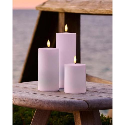 Sirius Home Sille OUTDOOR LED kaarsen - set 3 stuks - wit, Huis en Inrichting, Woonaccessoires | Kandelaars en Kaarsen, Nieuw