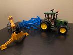Bruder John Deere trekker met cultivator en aanbouw happer., Ophalen, Zo goed als nieuw, Tractor of Landbouw
