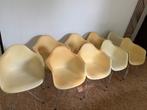 set van 9 Vitra Eames kuipen, Huis en Inrichting, Stoelen, Ophalen, Kunststof, Gebruikt, Vijf, Zes of meer stoelen