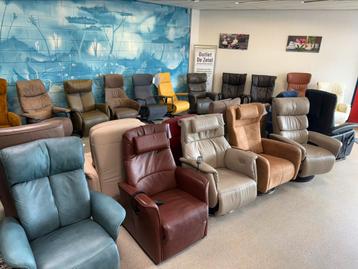 Ruim 100 fauteuils relax stoelen  gratis bezorging/garantie beschikbaar voor biedingen