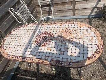 Mozaïek tafelblad beschikbaar voor biedingen