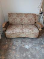 Antiek bankje en stoel, Huis en Inrichting, Banken | Sofa's en Chaises Longues, Ophalen, Gebruikt, Tweepersoons, Minder dan 150 cm