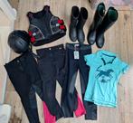 Set paardrij kleding, cap, rijlaarzen, shirt., Ophalen of Verzenden, Gebruikt, Kinderen, Cap