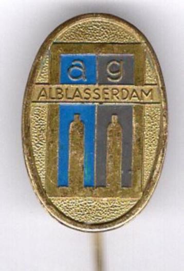 A.G. flessengas Alblasserdam koper speldje ( P_109a ) beschikbaar voor biedingen