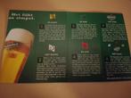 Heineken brouwproces kaart, Verzenden, Zo goed als nieuw, Overige typen, Heineken