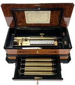 501. Muziekdoos, Reuge "Music Grand Cartel",, Ophalen of Verzenden, Zo goed als nieuw