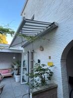 Zonnescherm Verano/ Clevers elektrisch Somfy, Tuin en Terras, Zonneschermen, Ophalen of Verzenden, Gebruikt, Knikarmscherm, Elektrisch