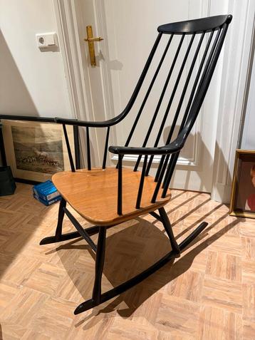 Schommelstoel Grandessa Lena Larsson voor Nesto Zwart Beuken beschikbaar voor biedingen