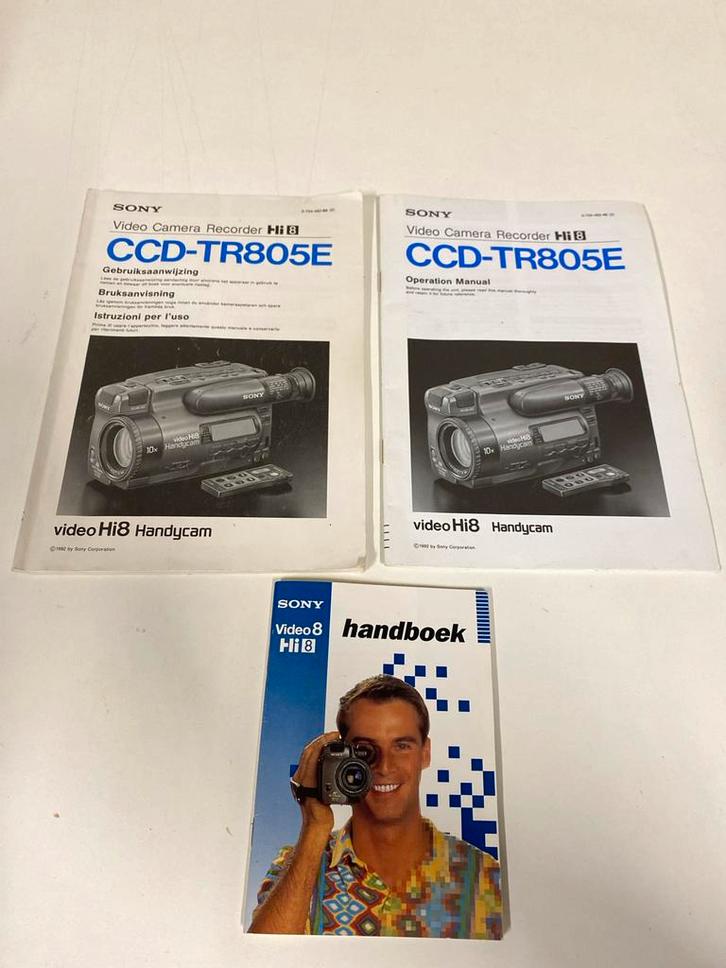 Hi8 Video Camera Recorder Gebruiksaanwijzing 1992, Audio, Tv en Foto, Videocamera's Analoog, Overige typen, Hi 8, Ophalen of Verzenden
