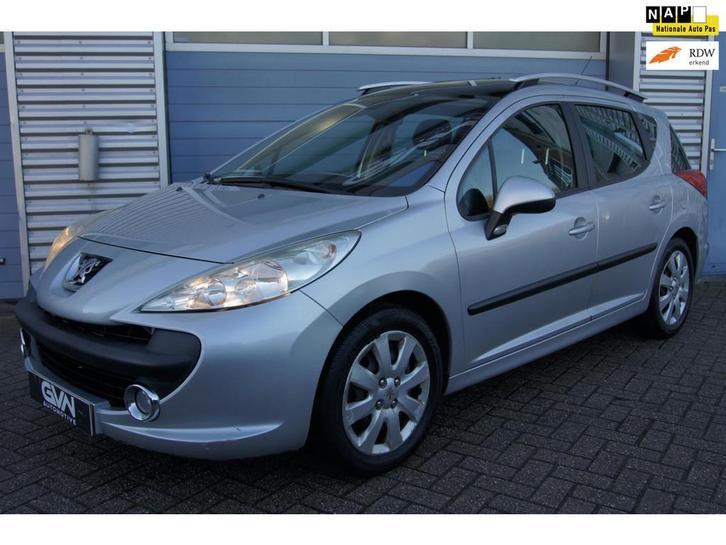Peugeot 207 SW 1.6 VTI Automaat | Airco Auto | Panoramadak |, Auto's, Peugeot, Bedrijf, Te koop, ABS, Airbags, Airconditioning