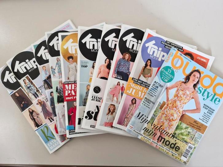 Diverse Knipmode bladen en Burda Style, per stuk, Hobby en Vrije tijd, Kledingpatronen, Zo goed als nieuw, Vrouw, Knipmode, Ophalen of Verzenden