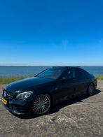 Mercedes-Benz C-Klasse C180d AMG, PANO,19, 145pk 2019 Zwart, Auto's, Mercedes-Benz, Automaat, Achterwielaandrijving, 1800 kg, Zwart